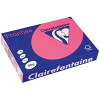 Clairefontaine Trophée Intens, gekleurd papier, A4, 80 g, 500 vel, fuchsia - thumbnail