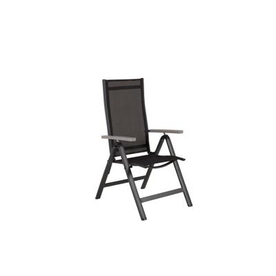 Nohr Verstelbare Tuinstoel 'Candise' kleur Zwart