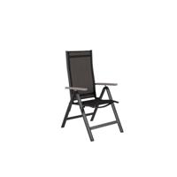 Nohr Verstelbare Tuinstoel 'Candise' kleur Zwart - thumbnail