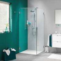 Douchecabine by Sealskin &apos;I AM&apos; 100x100 cm RVS Helder glas + Antikalk - thumbnail