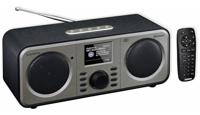 Lenco DAR-030 Radio DAB+, VHF (FM) Bluetooth Wekfunctie Zwart-grijs - thumbnail