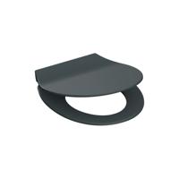 Toiletzitting Schutte Slim Anthrazit Duroplast Ultra Dun Met Soft Close En Quick Release Antraciet Schütte - thumbnail