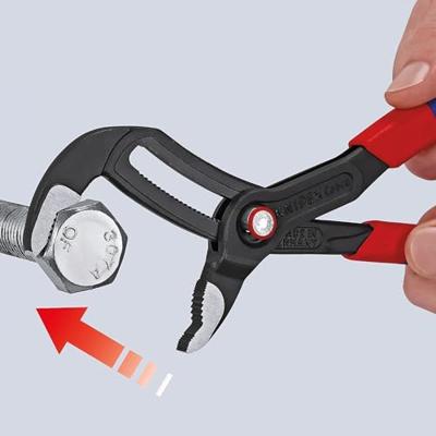 Knipex Waterpomptang | lengte 300 mm spanwijdte 60 mm | gepolijst | kunststof mantel quick set | 1 stuk - 87 21 300 - 87 21 300