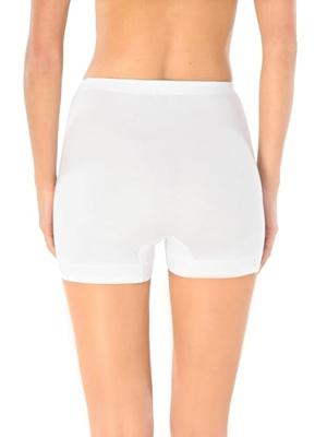 2-Pack dames panty shorts - Fein rib original - 100% biologisch katoenen boxershorts - Comfortabel - Extra zachte katoenen randen