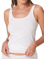 2-Pack dames hemden - Organic 95/5 - Basics - Biologisch katoenen vrouwen hemdjes - Onderhemd met brede bandjes - thumbnail