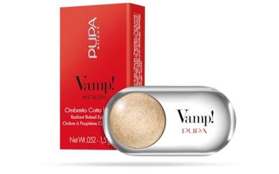 Pupa Milano - Pupa Vamp! Wet & Dry Eyeshadow 1 g 201 Champagne Gold Oogschaduw Dames Pupa Milano - Pupa Vamp! Wet & Dry Eyeshadow 1 g 201 Champagne Gold Oogschaduw Dames