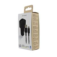 Auto oplader Muvit for Change 1,2 m Zwart - thumbnail