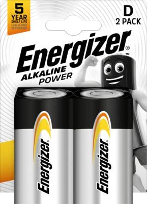 Energizer Power LR20 D batterij (mono) Alkaline 1.5 V 2 stuk(s)