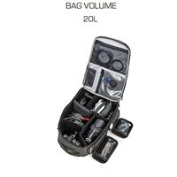 3 Legged Thing Toxic Valkyrie Camera Backpack M Water Resistant "Frog" Pocket Onyx - thumbnail
