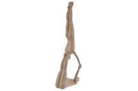 Decoratieve figuren Home ESPRIT Beige Yoga 20 x 10 x 50 cm - thumbnail