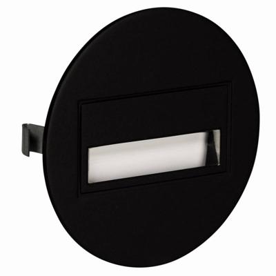Zamel 13-211-62 Sona LED-wandinbouwlamp LED 0.42 W Zwart Zamel 13-211-62 Sona LED-wandinbouwlamp LED 0.42 W Zwart