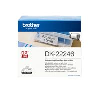 Brother DK-22246 Rol met etiketten 103 mm x 30.48 m Papier Wit 1 stuk(s) Permanent hechtend 9199143155 Verzendetiketten, Universele etiketten - thumbnail