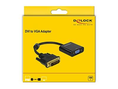 DeLOCK Adapter DVI-D 24+1 male > VGA female
