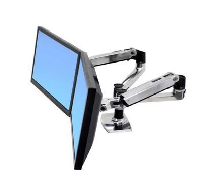 Ergotron LX Dual Arm Side by Side Desk Mount Monitor-tafelbeugel Aantal monteerbare displays: 2 Display(s) 38,1 cm (15) - 68,6 cm (27) Aluminium In hoogte Ergotron LX Dual Arm Side by Side Desk Mount Monitor-tafelbeugel Aantal monteerbare displays: 2 Display(s) 38,1 cm (15) - 68,6 cm (27) Aluminium In hoogte