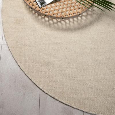 Nohr Rond Vloerkleed 'Keefe' 200cm, kleur Beige