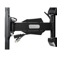 Hama TV Muurbeugel Draaibaar Kantelbaar Uittrekbaar 32-65 Inch Zwart - thumbnail