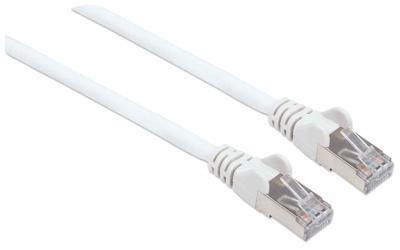 Intellinet 741392 RJ45 Netwerkkabel, patchkabel CAT 6a (losse kabel CAT 7) S/FTP 3.00 m Wit Halogeenvrij 1 stuk(s)