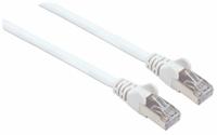 Intellinet 741392 RJ45 Netwerkkabel, patchkabel CAT 6a (losse kabel CAT 7) S/FTP 3.00 m Wit Halogeenvrij 1 stuk(s) - thumbnail