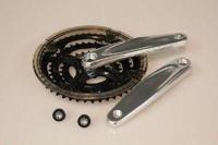 Lasco crankset 24/34/42t zilver/zwart verdiept -4mm - thumbnail