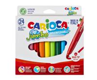 Carioca viltstift Jumbo Superwashable 24 stiften in een kartonnen etui - thumbnail