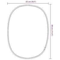 VidaXL Wandspiegel 30x25 cm goudkleurig - thumbnail
