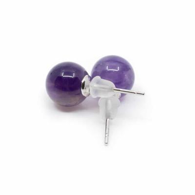 Zilveren Oorstekers Amethist - 925 Sterling Zilveren Oorstekers Amethist - 925 Sterling