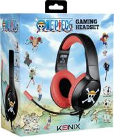 Bedrade gamingheadset - KONIX - One Piece - PC, PS4, PS5, Switch en Xbox - Microfoon - 1,5 m kabel - 3,5 mm jack-aansluiting - Luffy - thumbnail