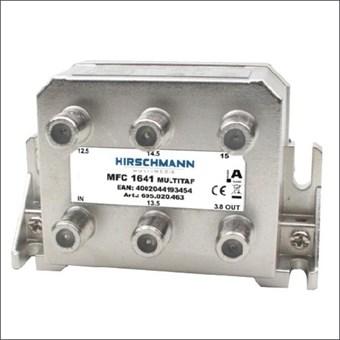 MFC 1641 coax verdeler voor 4 aansluitingen Hirschmann