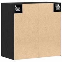 Wandkast Zwart eiken 60 x 31 x 70 cm Bewerkt hout - thumbnail