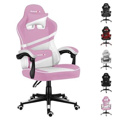 Huzaro Force 4.4 Roze Mesh gamestoel