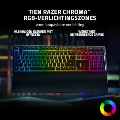 Razer Ornata V3 Low Profile Gaming Keyboard gaming toetsenbord - thumbnail
