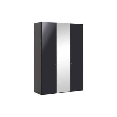 Goossens Kledingkast Easy Storage Ddk, Kledingkast 153 cm breed, 220 cm hoog, 2x draaideur en 1x spiegel draaideur midden