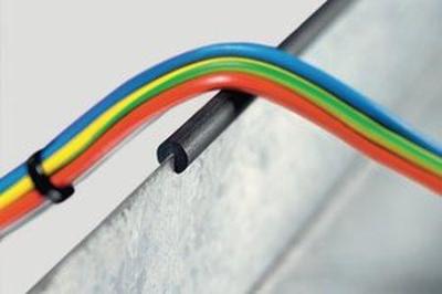 HellermannTyton PS1-PVC-BK-75M PVC Zwart per meter
