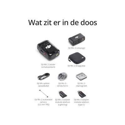 DJI Mic 2 (transmitter + receiver)