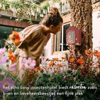 Insectenhotel cosy insect hotel d18 h23 cm Toscaans rood bloempot elho - Elho - thumbnail