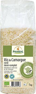 Primeal Halfvolkoren ronde rijst camargue bio 1 Kilogram