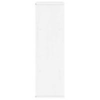 Bijzetkast met lade ODDA 40x24x79 cm massief grenenhout wit - thumbnail