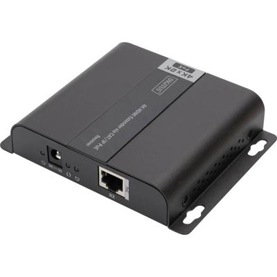 Digitus DS-55125 audio/video extender AV-receiver Zwart