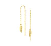 TFT Doortrekoorbellen Veer Geelgoud Glanzend 70 mm x 3.5 mm - thumbnail