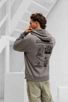 Iceberg 5C Felpa E064 Hoodie Heren Grijs - Maat M - Kleur: Grijs | Soccerfanshop
