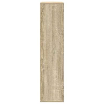 Boekenkast 89x24x101,5 cm bewerkt hout sonoma eikenkleurig