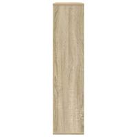 Boekenkast 89x24x101,5 cm bewerkt hout sonoma eikenkleurig - thumbnail