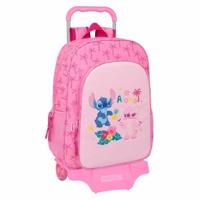Schoolrugzak Lilo & Stitch Chill Roze 33 x 42 x 14 cm - thumbnail