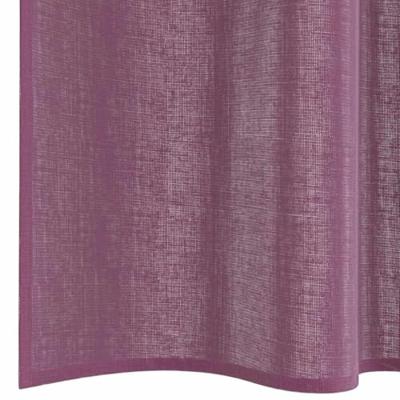 Gordijnen voile met roedezakken 2 st paars