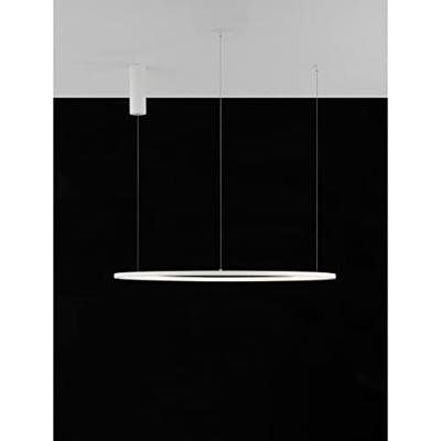 Lyora Ronde hanglampTarquin wit Ø 80cm - 9345604