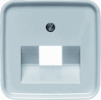 Busch Jaeger WIT afdekplaat UTP enkel - 4692187 - thumbnail