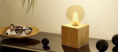 Eglo TafellampPrestwick 2 Licht hout - 43733