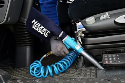 HAZET Zuig-/blaaspistool · omschakelbaar 9043N-10 · Lengte: 148 mm