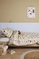 Beddinghouse Beddinghouse x Fiep Amsterdam Bosdieren Dekbedovertrek Yellow 140x200 cm - thumbnail