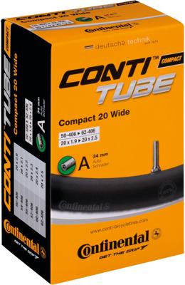 Continental binnenband compact wide 20" 50/62-406 av 34mm